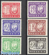 Rhodesia 1967 Postage Due 6v, Mint NH - Other & Unclassified