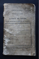 Livret Militaire Marine Nationale Bretagne Guerre 1914 1918   /17/ - Documenten