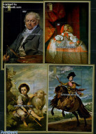 Rwanda 1975 Paintings 4 S/s, Mint NH, Nature - Cattle - Horses - Art - Paintings - Autres & Non Classés