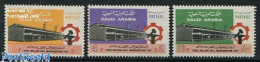 Saudi Arabia 1970 Steel Works 3v, Mint NH, Various - Industry - Usines & Industries