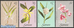 Samoa 1985 Orchids 4v, Mint NH, Nature - Flowers & Plants - Orchids - Samoa
