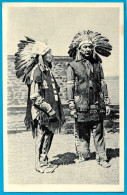 CPA INDIENS D'Amérique - Deux Chefs IROQUOIS De CAUGHNAWAGA (Kahnawake)... * CANADA QUEBEC - Native Americans