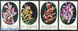 Singapore 1976 Orchids 4v, Mint NH, Nature - Flowers & Plants - Orchids - Autres & Non Classés