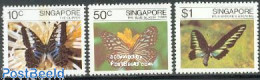 Singapore 1982 Butterflies 3v, Mint NH, Nature - Butterflies - Autres & Non Classés