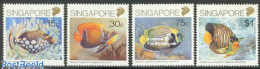 Singapore 1989 Fish 4v, Mint NH, Nature - Fish - Fishes