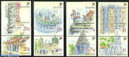 Singapore 1991 Buildings 4x2v [:], Mint NH - Autres & Non Classés