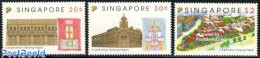 Singapore 1993 Tanjong Pagar 3v, Mint NH, Architecture - Autres & Non Classés
