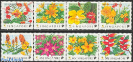 Singapore 1998 Flowers 2x4v [:::], Mint NH, Nature - Flowers & Plants - Autres & Non Classés