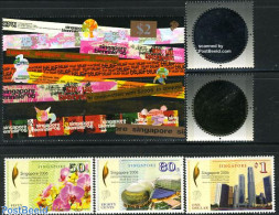 Singapore 2006 Int. Monetary Fund 6v, Mint NH, Nature - Various - Flowers & Plants - Orchids - Banking And Insurance - Autres & Non Classés
