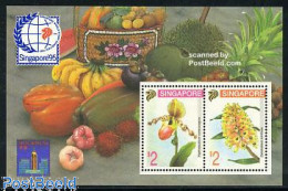 Singapore 1994 Orchids S/s, Mint NH, Nature - Flowers & Plants - Orchids - Philately - Autres & Non Classés