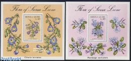 Sierra Leone 1986 Flowers 2 S/s, Mint NH, Nature - Flowers & Plants - Autres & Non Classés