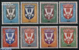 Senegal 1961 On Service 8v, Mint NH, History - Various - Coat Of Arms - Lighthouses & Safety At Sea - Lighthouses