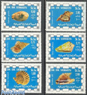 Somalia 1976 Shells 6v, Mint NH, Nature - Shells & Crustaceans - Marine Life