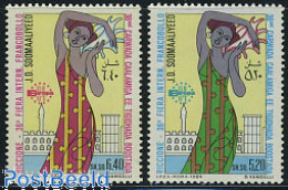 Somalia 1984 Stamp Fair Riccione 2v, Mint NH, Philately - Somalie (1960-...)