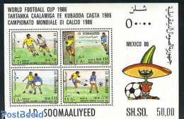 Somalia 1986 World Cup Football S/s, Mint NH, Sport - Football - Somalie (1960-...)