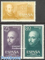 Spain 1955 Stamp Day 3v, Mint NH, Religion - Religion - Stamp Day - Ungebraucht