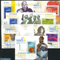 Spain 2006 Espana 06 Set Of 7 S/s, Mint NH, Performance Art - Sport - Music - Theatre - Sport (other And Mixed) - Phil.. - Unused Stamps