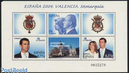Spain 2004 Espana, Monarchy S/s The Corners Are Usually Affected, Mint NH, History - Coat Of Arms - Kings & Queens (Ro.. - Unused Stamps