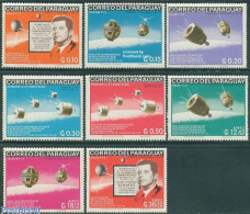 Paraguay 1966 J.F. Kennedy 8v, Mint NH, History - Transport - American Presidents - Space Exploration - Paraguay