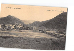 DIGNE - Vue Générale - Très Bon état - Digne