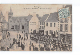 PLESTIN LES GREVES - Arrivée Du 48e De Ligne - état - Plestin-les-Greves