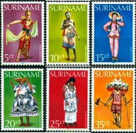 364868 MNH SURINAM 1979 DANZAS POPULARES - Danse