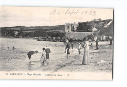 CARANTEC - Plage Blanche - L'Heure Du Bain - Très Bon état - Carantec