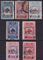1945 GRAND LIBAN - Maury N. 201 Armata Libanese 5 Pi. 7 Timbres Chaque Euro 550 - Autres & Non Classés