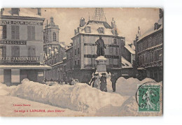 La Neige à LANGRES - Place Diderot - Très Bon état - Langres