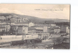 TARARE - Boulevard Voltaire Et Gare CFB - état - Tarare