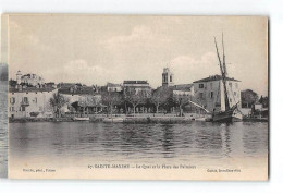 SAINTE MAXIME - Le Quai Et La Place Des Palmiers - Très Bon état - Sainte-Maxime