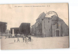 ORLY - L'Eglise Et Le Monument Aux Morts - état - Autres & Non Classés