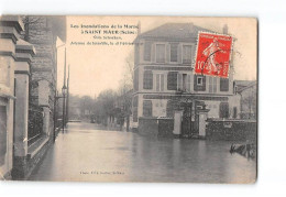 Les Inondations De La Marne à SAINT MAUR - 1910 - Villa Schacken - Avenue De Joinville - état - Saint Maur Des Fosses