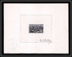 2682 N°242 Cimenterie Ciment Cement Louété 1969 Epreuve D'artiste Artist Proof Signé Haley Signed Autograph Congo - Usines & Industries