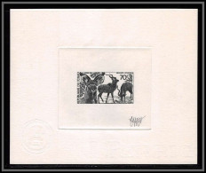 2674 N°502 Grand Koudous Koudou Animaux Animals 1985 Epreuve D'artiste Artist Proof Signé Signed Autograph Tchad - Tchad (1960-...)