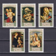 BURUNDI 1979, Sc# 543-547, Christmas, Paintings Of Virgin And Child, MNH - Neufs