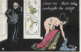 ILLUSTRATEUR XAVIER SAGER - LAISSE MOI- LAISSE MOI- CONTEMPLER TON VISAGE  -  CARTE COLORISEE - Sager, Xavier