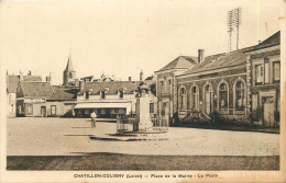 46076 - CHATILLON COLIGNY - PLACE DE LA MAIRIE / LA POSTE - Chatillon Coligny