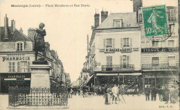 45937 - MONTARGIS - PLACE MIRABEAU ET RUE DOREE - Montargis