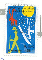 Andorre - Timbre 3,00 Journée Mondiale Du Tourisme Sur CP - 2000 - Lettres & Documents