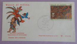 WALLIS ET FUTUNA FDC YT 247 "OEUVRES D ARTISTES" ANNEE 1979 - FDC