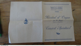 UZES, GARD, Programme Paroisse Cathédrale , Années 40-50 ................ 20432 - Programmi