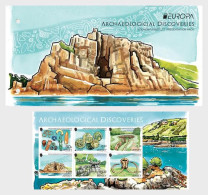 Jersey 2025 Presentation Packs M/S EUROPA - Archaeological Discoveries 6v MNH - Archéologie