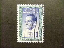 40 CEYLAN CEYLON ( Sri Lanka )1961 / BANDARANAIKE / YVERT 334 FU - Sri Lanka (Ceylan) (1948-...)