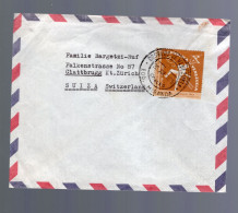 1962 Baseball - Tied As Single Franling To Air Mail Letter For Switzerland - Venezuela