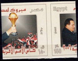 EGYPT 2006 VICTORY OF THE EGYPTIAN TEAM AT THE 25TH AFRICA FOOTBALL CHAMPIONSHIP STAMP IMPERF MI No 2295 MNH VF!! - Neufs