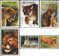 29608 MNH SURINAM 1991 EL PUMA CONCOLOR. - Félins