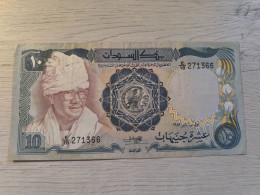 SUDAN 10 POUNDS 1981 P 20a VF USED - Sudan