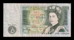 Gran Bretaña Great Britain 1 Pound Elizabeth II 1978-1984 Pick 377b Bc/Mbc F/Vf - 1 Pound