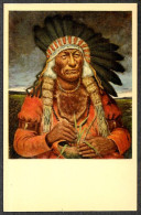 CPA INDIENS D'Amérique Du Nord - FLAT IRON By H. H. Cross - A Chieftain Of The OGLALA SIOUX (Buffalo BILL) * Indian - Native Americans